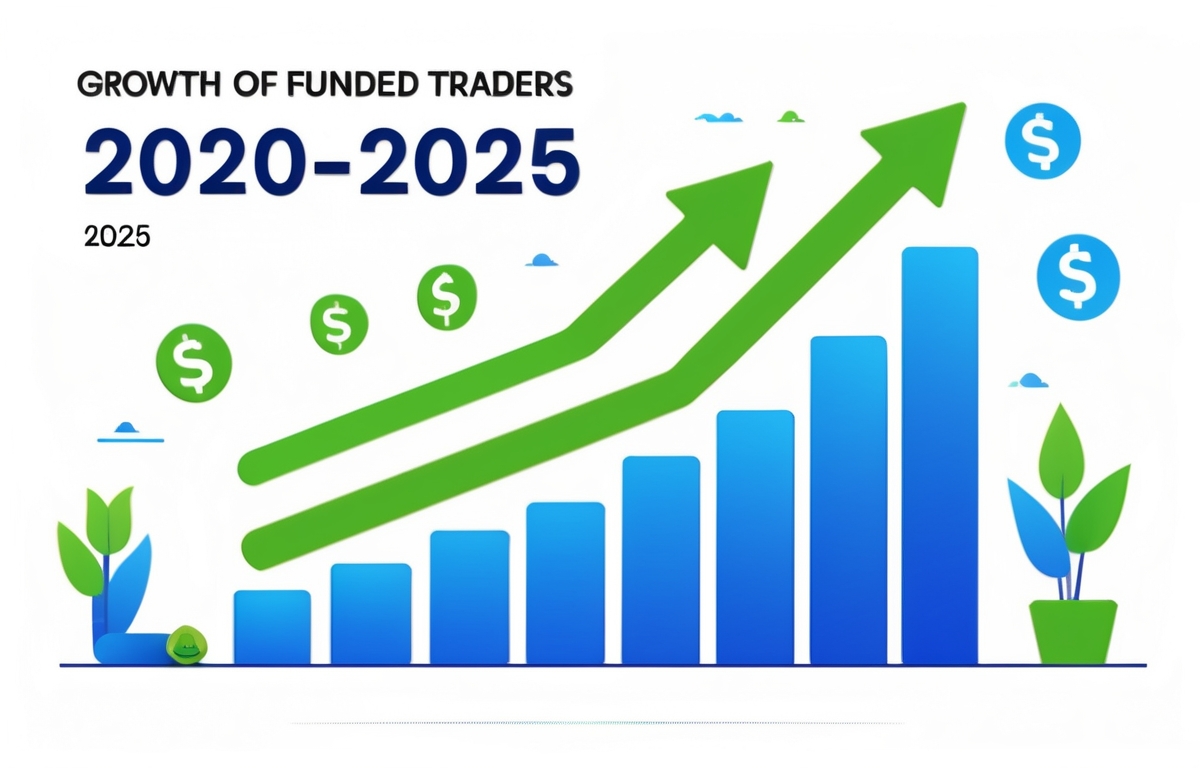 2025 growth in funded trading accounts